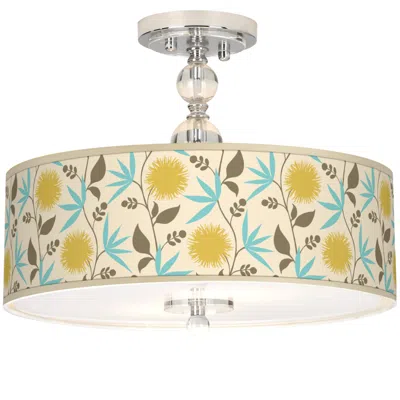 Seedling By Thomas Paul Dahlia 16" Wide Ceiling Light