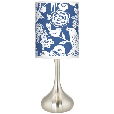 Seedling By Thomas Paul Droplet 23 1/2" Blue Aviary Shade Table Lamp