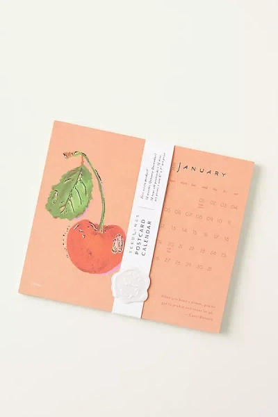 Seedlings 2025 Postcard Calendar In Pink