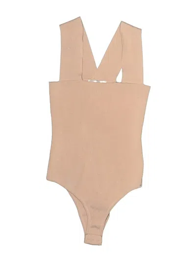Pre-owned Seek The Label Bodysuit In Tan