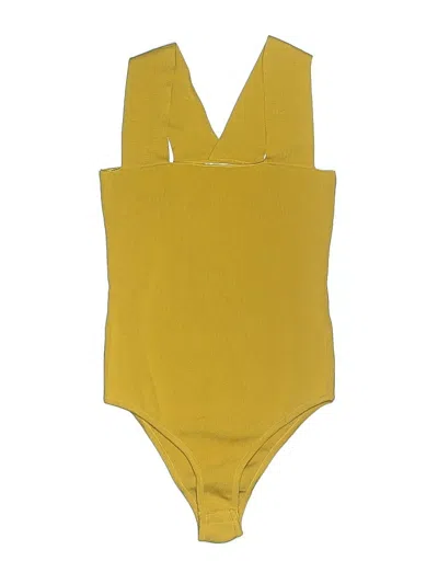 Pre-owned Seek The Label Bodysuit In Yellow