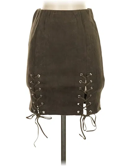 Pre-owned Seek The Label Casual Skirt In Brown