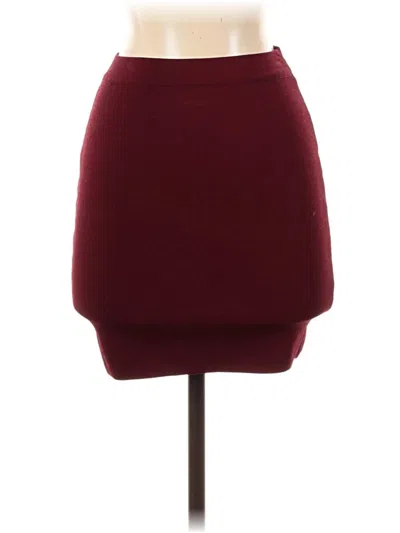 Pre-owned Seek The Label Casual Skirt In Red