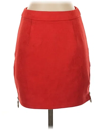 Pre-owned Seek The Label Casual Skirt In Red