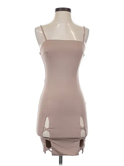 Pre-owned Seek The Label Cocktail Dress In Tan