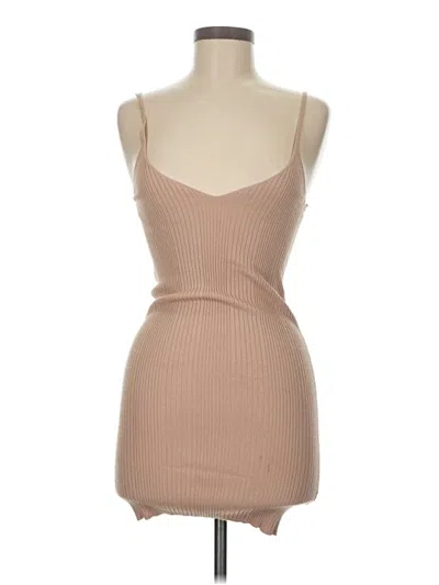Pre-owned Seek The Label Cocktail Dress In Tan