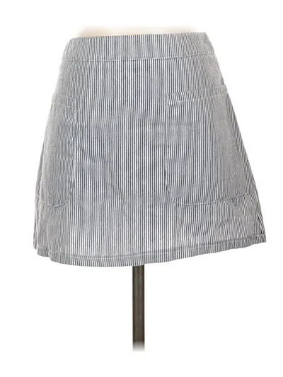 Pre-owned Seek The Label Denim Skirt In Gray
