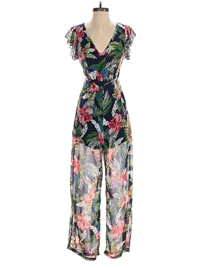 Pre-owned Seek The Label Jumpsuit In Blue