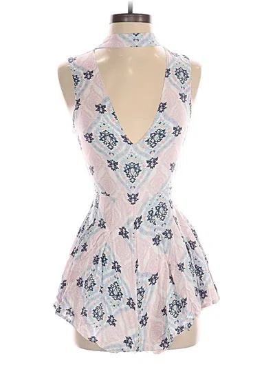 Pre-owned Seek The Label Romper In Pink