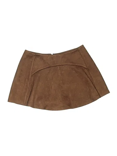 Pre-owned Seek The Label Skort In Brown
