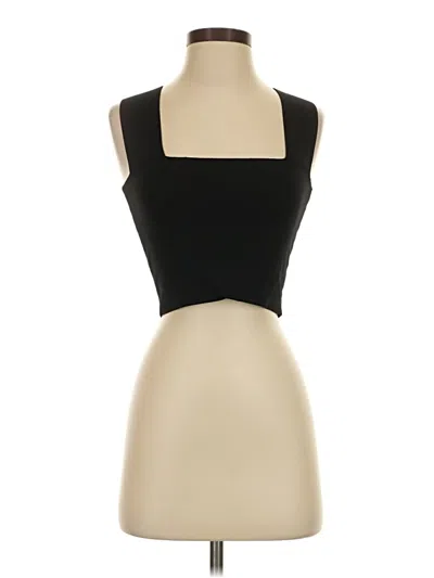 Pre-owned Seek The Label Sleeveless Top Black Strapless Neckline Tops