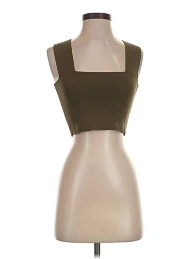 Pre-owned Seek The Label Tank Top Brown Strapless Neckline Tops