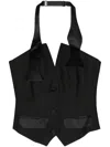 Seen Users After-hours Wool Corset Top In Black