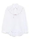 Seen Users Bow-detail Pointed-collar Shirt In White