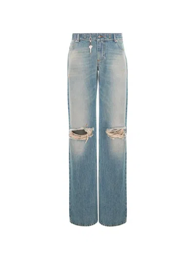 Seen Users Chatelaine Distressed Jeans In Black