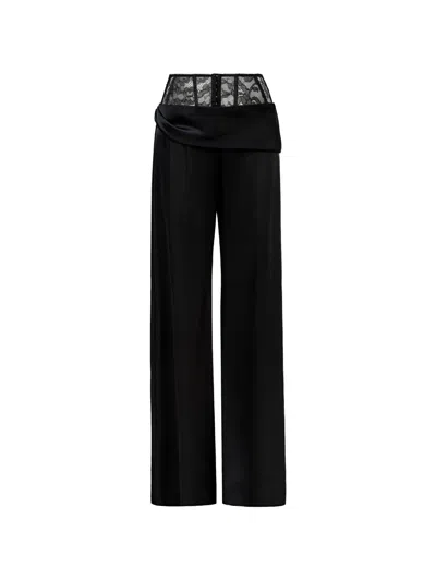 Seen Users My Roman Empire Lace Trousers In Black