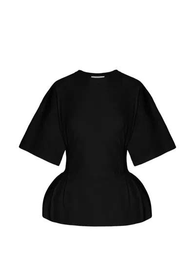 Seen Users Pouf Short-sleeeve T-shirt In Black