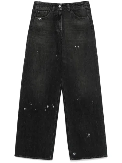 Seen Users Pull To Open Jeans In Black