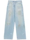 Seen Users Pull To Open Jeans In Blue