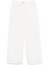 Seen Users Pull To Open Jeans In White