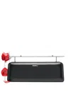 Seen Users Rose-embellished Clasp Clutch In Black