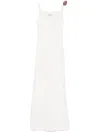 Seen Users Surrealist Maxi Dress In 白色