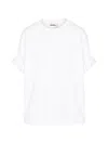 Seen Users Undersleeve T-shirt Mit Rundem Ausschnitt In White