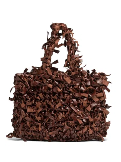 Séfr Agape Tote Bag In Brown