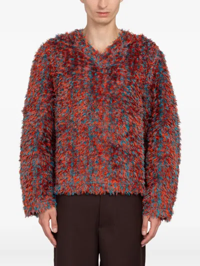Séfr Agustin Textured-finish Sweater In Multi