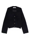 Séfr Alpaca Wool-blend Cardigan In Black