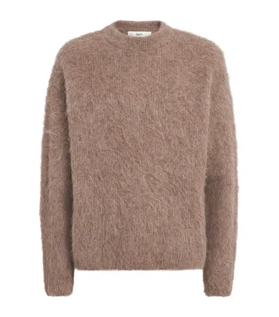 Séfr Alpaca-blend Haru Sweater In Brown