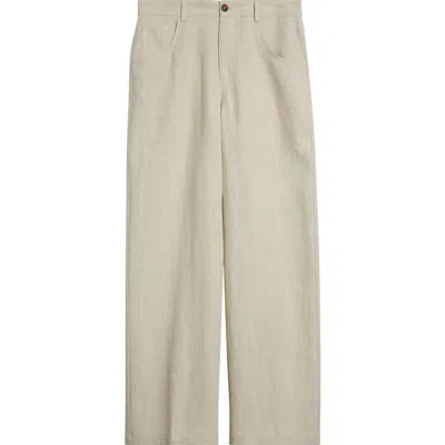 Séfr Arno Linen Trousers In Neutral