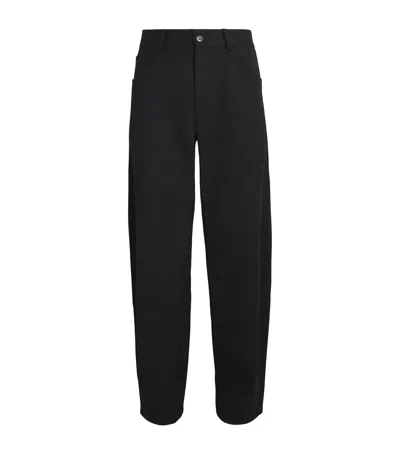 Séfr Barrel-leg Oktai Trousers In Black