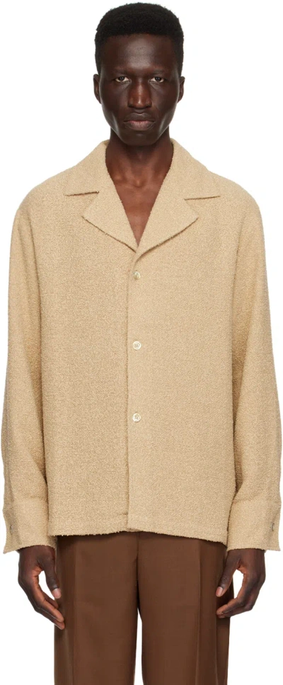 Séfr Beige Lazaro Shirt In Tatami