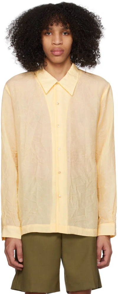Séfr Beige Sancho Shirt In Voluminous Beige