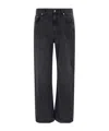 Séfr Sefr Relaxed Fit Worn Wash Jeans For Men In Gray