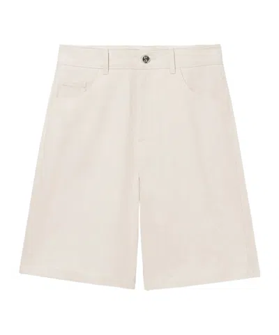 Séfr Belt Loop Shorts In Neutral