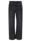 Séfr Sefr Relaxed Fit Worn Wash Jeans For Men In Black