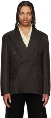 Séfr Black Donovan Blazer In Brown
