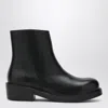 Séfr Black Letaro Ankle Boots In Leather In Black