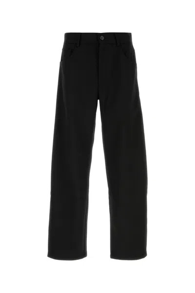 Séfr Sefr Black Stretch Polyester Blend Oktai Pant
