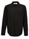 Séfr Black Voile Shirt In Black
