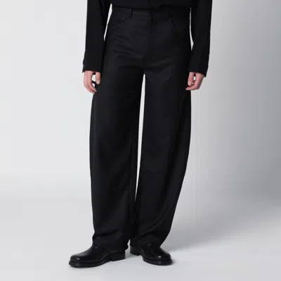 Séfr Black Wool-blend Trousers