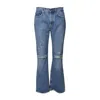 Séfr Ripped And Frayed Jeans In Blue