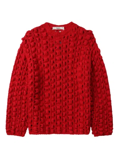 SÉFR BUBBLE-KNIT SWEATER