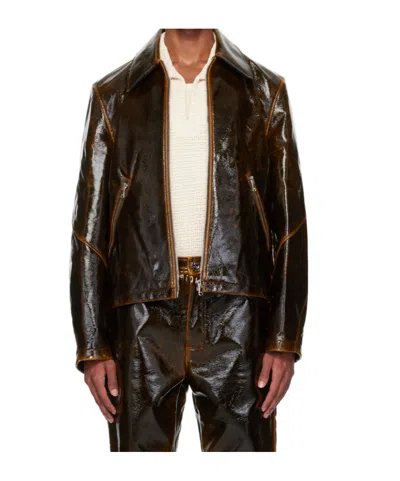 Séfr Buck Jacket In Brown