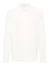 Séfr Crepe Long-sleeved Shirt In White