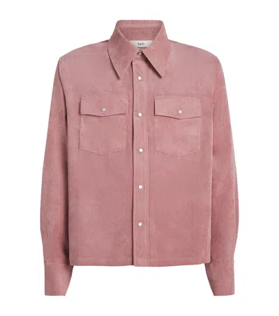 Séfr Corduroy Maurice Shirt In Pink