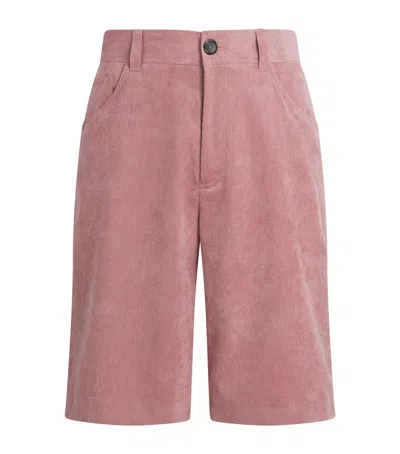 Séfr Corduroy Shorts In Pink