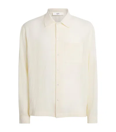 Séfr Cotton Everyday Shirt In White